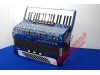 Delicia 37 key 80 bass accordion finished in blue